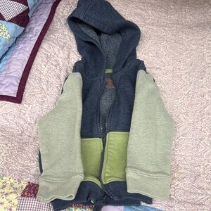 Cat & Jack Blue and Green Kids Hoodie